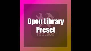 Ben's Toolbox - Open Library Script