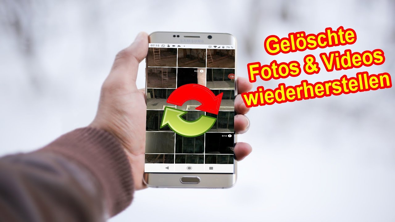 Android Handy Gelöschte Bilder & Videos Mit Google Fotos ...