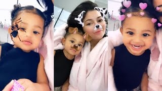 Kylie Jenner Trying Snapchat Filters on Baby Stormi Webster
