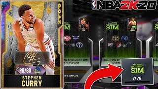 G.O.A.T GALAXY OPAL STEPH CURRY GRIND + BEST OF 2K20 PACK OPENING!!!