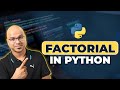 #39 Python Tutorial for Beginners | Factorial