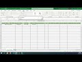 Excel Exercise 1: Creating an Invoice Tracker