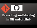 Git and GitHub Tutorial 4 - How to do branching and merging in Git and GitHub | Git Merge