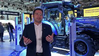 #Agritechnica2023 - Oscar Baroncelli presents the #NewHolland #T4 Electric Power