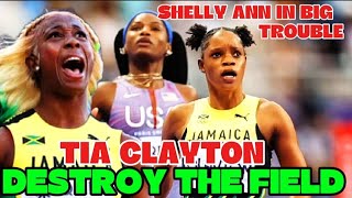 JAMAICA TIA CLAYTON DESTROY  SHELLY ANN FRASER  \u0026 ALANA REID.  SHOCKING JAMAICANS 2025