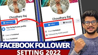 How to activate follower option in facebook account 2022 | Followers on Facebook Settings 2022 ✅