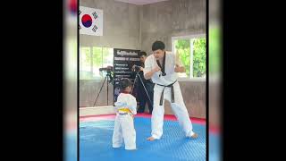 เทควันโดน้อยตัวจิ๋ววัย 3 ขวบครึ่ง โชว์เตะไม้#เทควันโด #เทควันโดเด็ก #taekwondo #เด็กน่ารัก