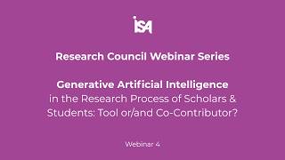 ReCo Webinar 4: How to approach AI in teaching/researching in Sociology?