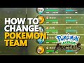 How to change Pokemon Team Pokemon Legends Arceus (Swap in Pastures)