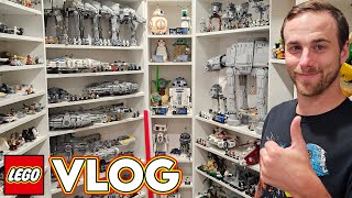 LEGO Room Update! Placing New Sets, Part Shopping, Cleaning up, VLOG