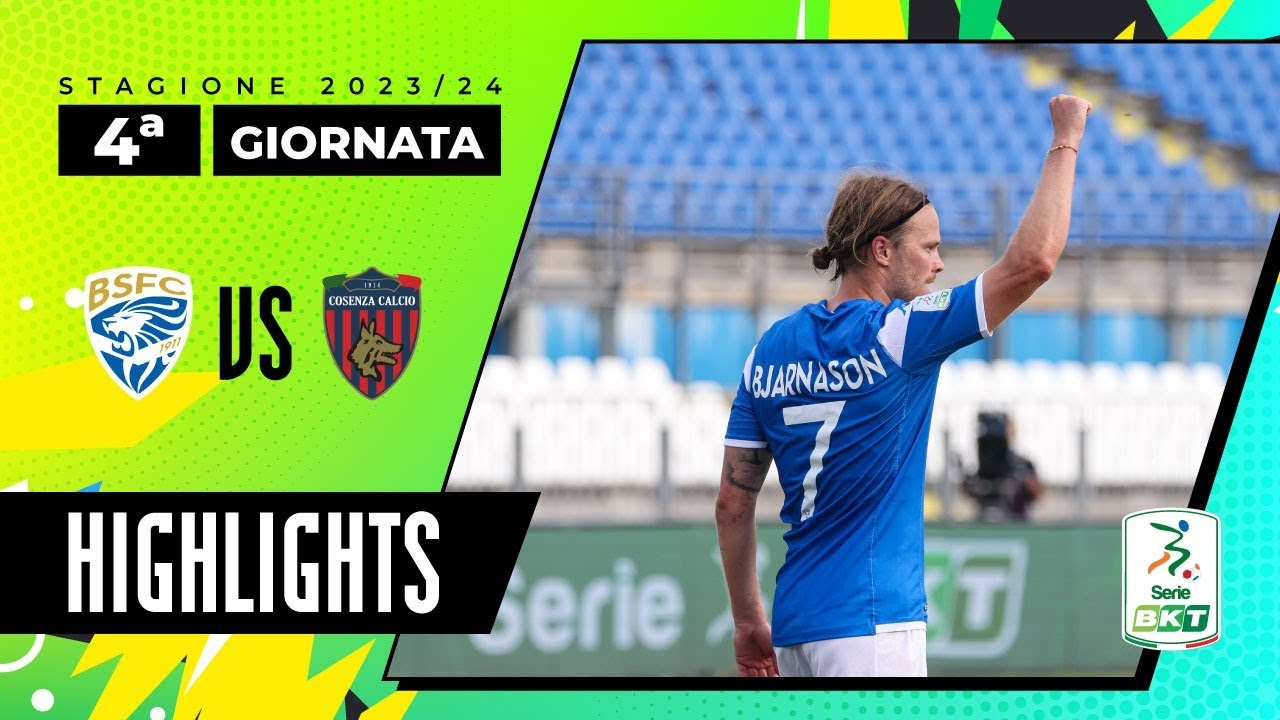 HIGHLIGHTS | Brescia Vs Cosenza (1-0) - SERIE BKT - YouTube