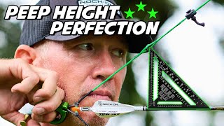 How to Get the Peep Height Sweet Spot Every Single Time Regardless of Bow Specs