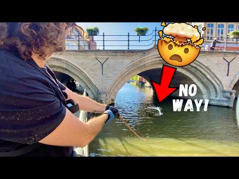 Enormous Magnet Fishing under an 800-Year-Old Bridge!