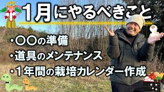 【自然農法/家庭菜園】１月にやるべきこと