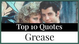 Top 10 Quotes Grease | Music Movie