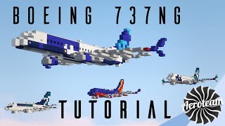 Minecraft Boeing 737 Next Gen Tutorial [1:1 Scale]