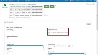#3 Setting Search Rules: Limiters, EBSCO