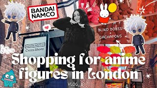 shopping for anime figures, gachapons and blind boxes in London + SEEING GOJO SATORU ✦ travel vlog