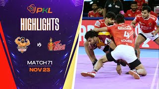 Match Highlights: Gujarat Giants vs Telugu Titans | November 23 | PKL Season 11