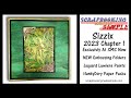 479 New 2023 Sizzix Embossing Folders & Jaquard Lumiere Paints are a Perfect Pair. Learn about both