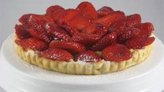 Strawberry Tart Recipe (Italian) / How-To Video - Laura Vitale \