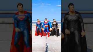 GTA V : SUPERMAN VS SPIDER-MAN SUPERHERO BATTLE S02 🔥 #shorts #gta5