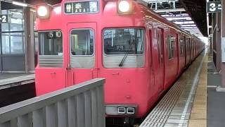 名鉄200系(100系6次車)普通赤池ゆき上小田井駅発車