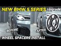 For the New BMW 5 Series Wheel Upgrade Parts | BONOSS 20mm Wheel Spacers | Before and After