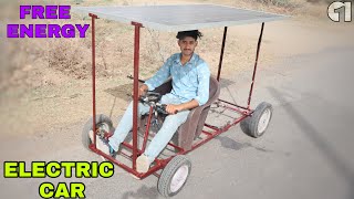 Free energy electric car making at home | how to make simple electric car यह बहुत शक्तिशाली है।