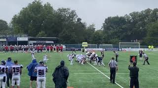 Great Britain blocks the field goal vs France (IFAF European Championships)