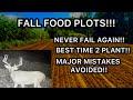 NO MORE FALL FOOD PLOT FAILS   HD 1080p