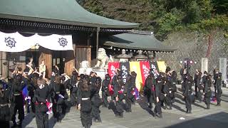 和歌乱2018　心晴　11月10日　龍馬よさこい　京都霊前護国神社（龍馬演舞場）