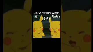 Pikachu Alarm Wake up meme #pokemon #shorts