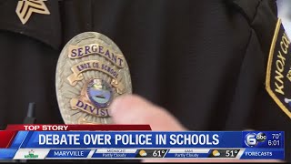 Discussion over police in Knox County Schools just beginning