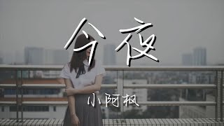 小阿楓 - 今夜『你聽今夜的風 它幾多情』【動態歌詞Lyrics】