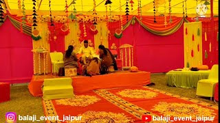 Haldi Mahendi Decoration || Wedding Event Decoration || Royal Wedding Stage Decoration || Event