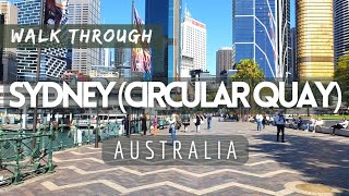 Walk Through Sydney, Australia (Circular Quay) | Spring Morning Walking Tour 2022