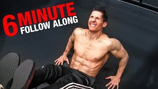 Brutal Lower Ab Workout | 6 Minutes (FOLLOW ALONG!)