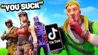 I Trolled a TikTok Clan as a Default then showed the Most Rare Skin...