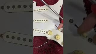 1968 Fender Stratocaster Loaded Pickguard Test