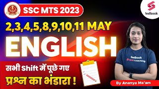 SSC MTS English All Shift Asked Questions 2023 | SSC MTS English Questions Paper | Ananya Ma'am