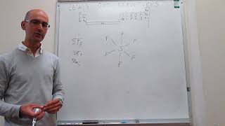 Lewis dot structures: SF6 and ClF3. Expanded octets.