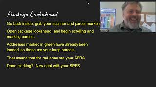 Gamechanger? Using load truck and package lookahead to mark your parcels USPS RCA organize faster