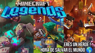 Minecraft LEGENDS: La historia JAMÁS contada… ¡CONVIERTETE en todo un héroe del mundo CUBICO !