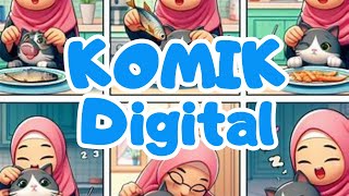 Mudah Bangeeet ..... Cara Membuat Komik Digital dengan Bing Image Creator | Comic Strip Digital