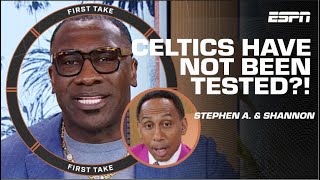 Stephen A. & Shannon Sharpe VERY ANIMATED over the Celtics NOT being tested?! |