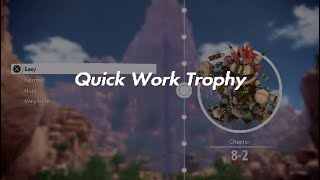 KNACK Quick Work Trophy on the PS4