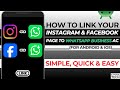 🔗 How to Link Facebook & Instagram to WhatsApp Business in 1 MINUTE