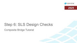 Composite Bridges: Serviceability Limit State Design Checks