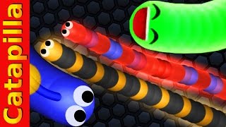 Slither.io Giant Snake vs Angry Snakes Gameplay . Epic Funny Moments Slitherio Multiplayer.